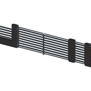 Brama 5000x1500 profil 100x20