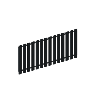 Przęsło 2000x1500 sztachety PLASIMET