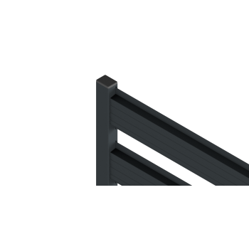 Przęsło 2000x1000 profile sztachetowe PLASIMET